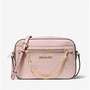 Michael Kors Pink Jet Set Crossbody